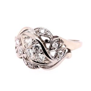 14k White Gold Ring
